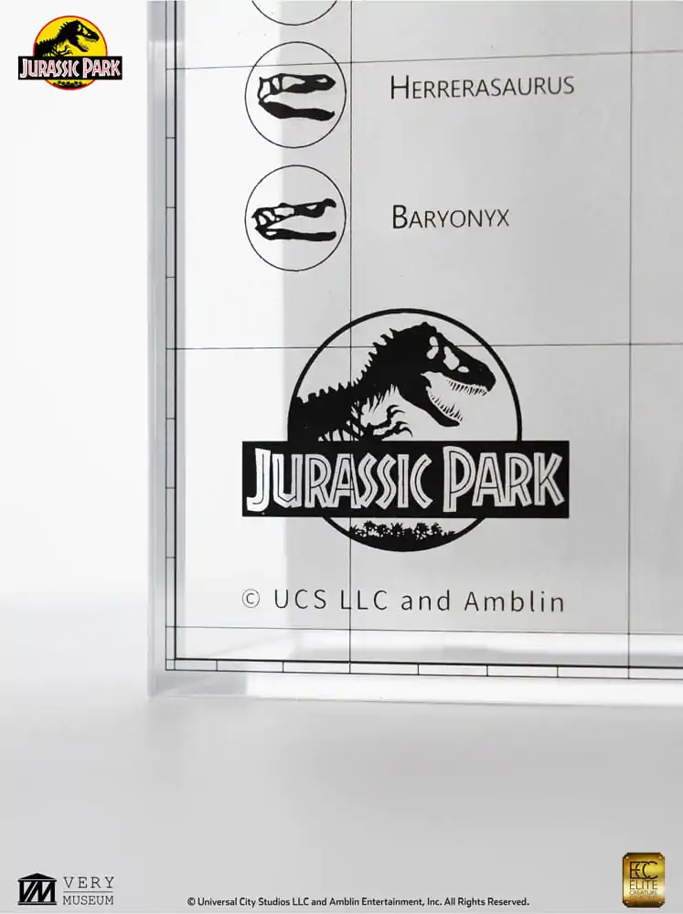 Jurassic Park Topographic Map Isla Nublar fali dísz termékfotó