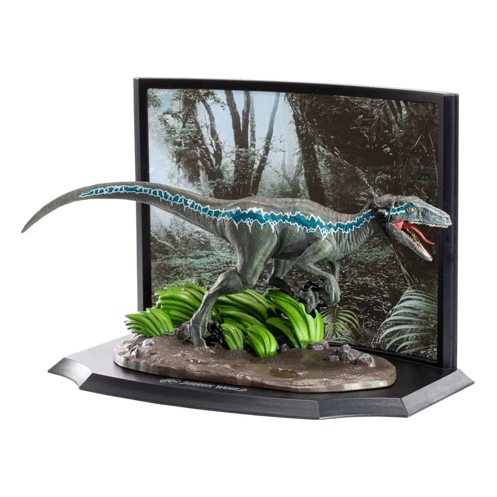 Jurassic Park Toyllectible Treasure Velociraptor Blue Raptor Recon szobor figura 8 cm termékfotó