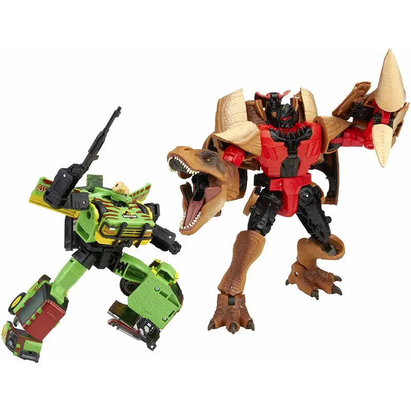 Jurassic Park Transformers Tyrannocon Rex + Autobot JP93 2db-os figura csomag termékfotó