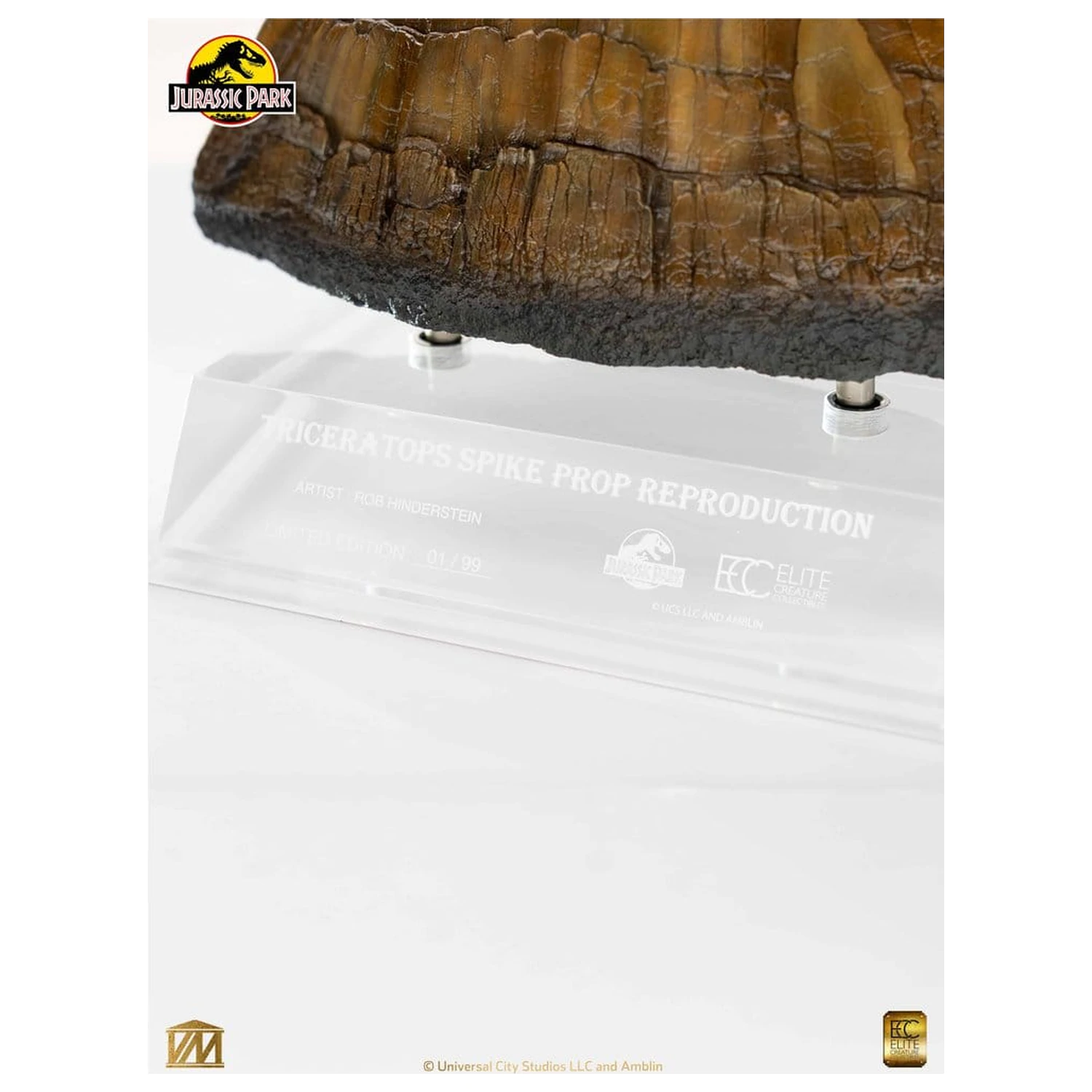 Jurassic Park Triceratops Spike Prop (Reproduction) szobor figura 19 cm   termékfotó