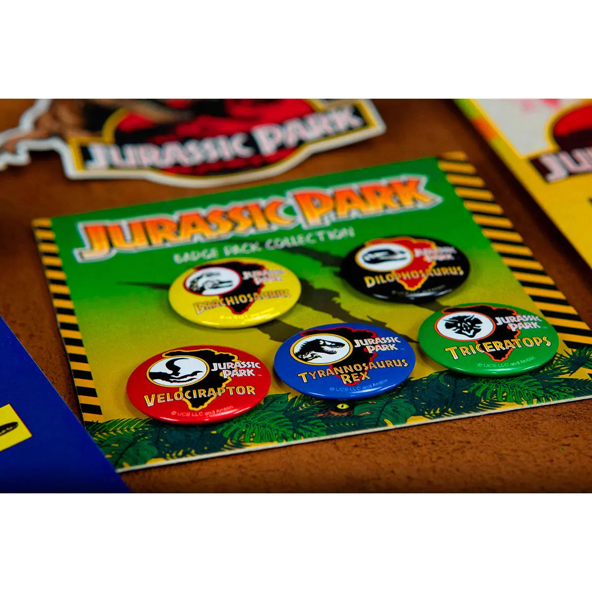 Jurassic Park Welcome Kit Amber fém doboz replika termékfotó
