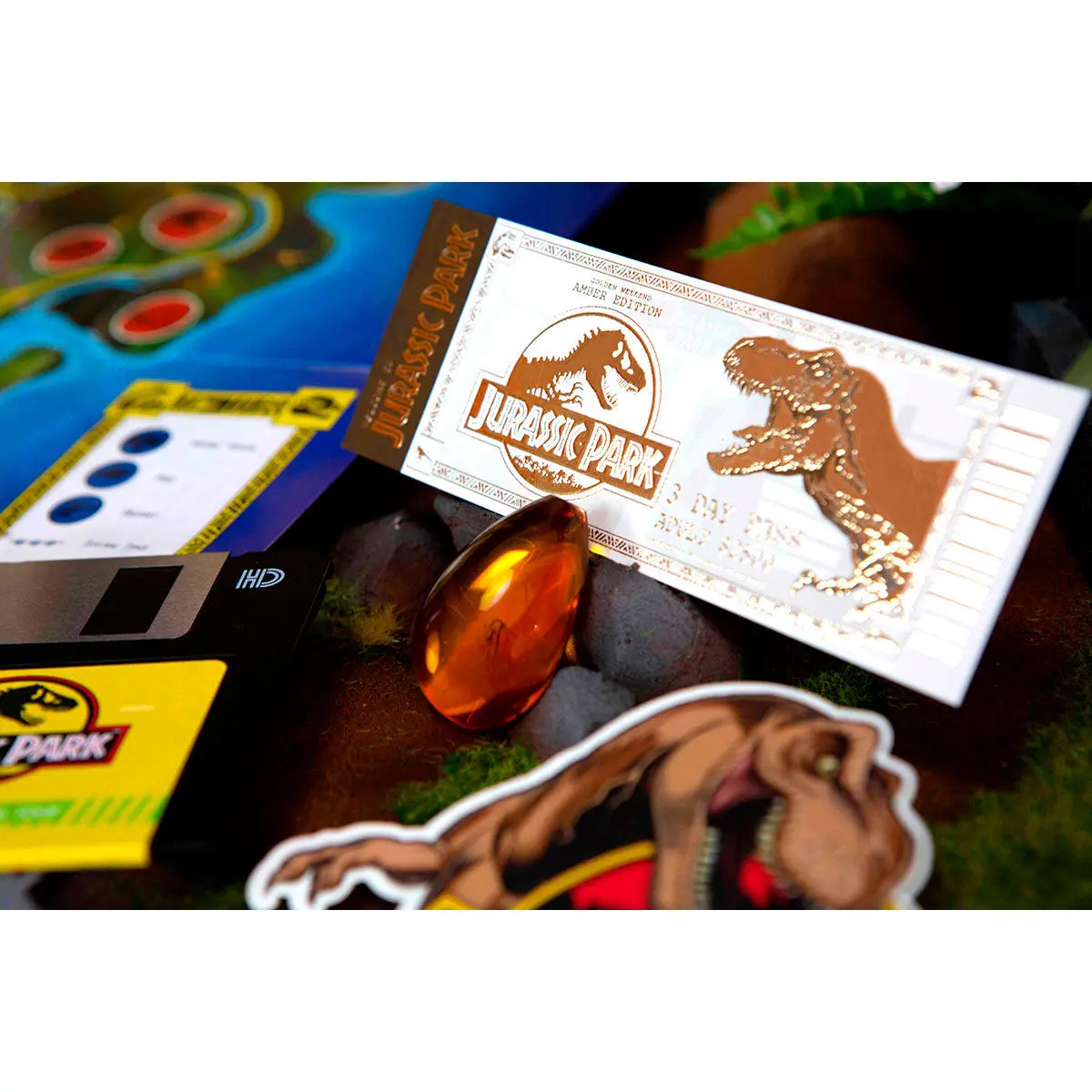 Jurassic Park Welcome Kit Amber fém doboz replika termékfotó
