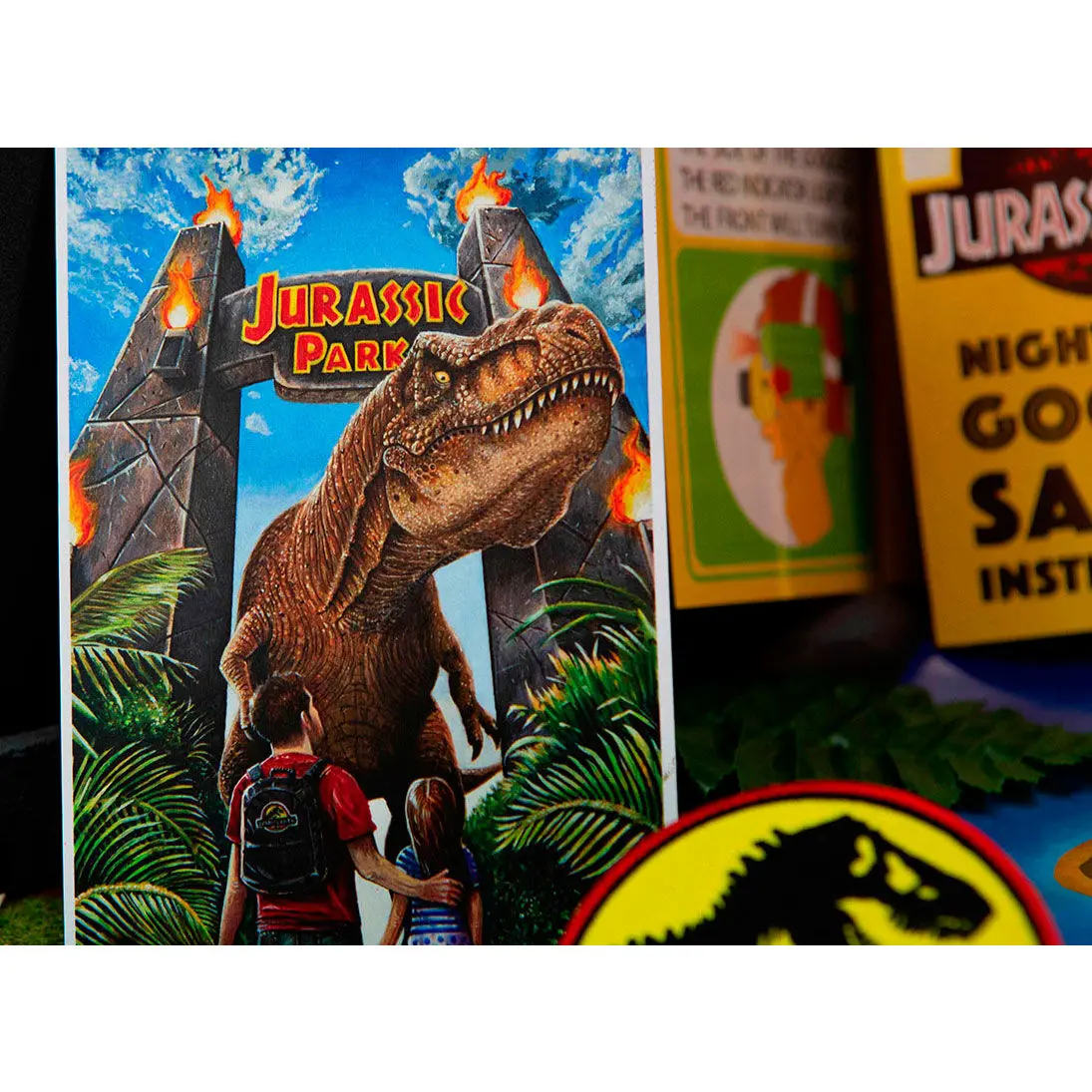 Jurassic Park Welcome Kit Amber fém doboz replika termékfotó