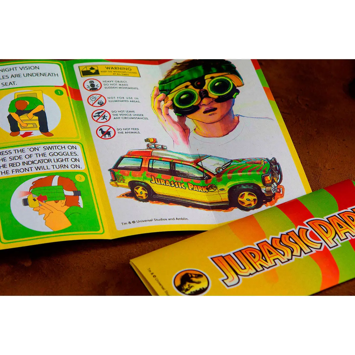 Jurassic Park Welcome Kit Amber fém doboz replika termékfotó