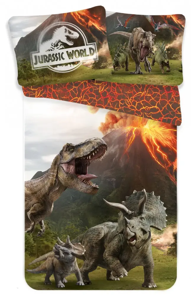 Jurassic World ágyneműhuzat 140x200 cm, 70x90 cm termékfotó