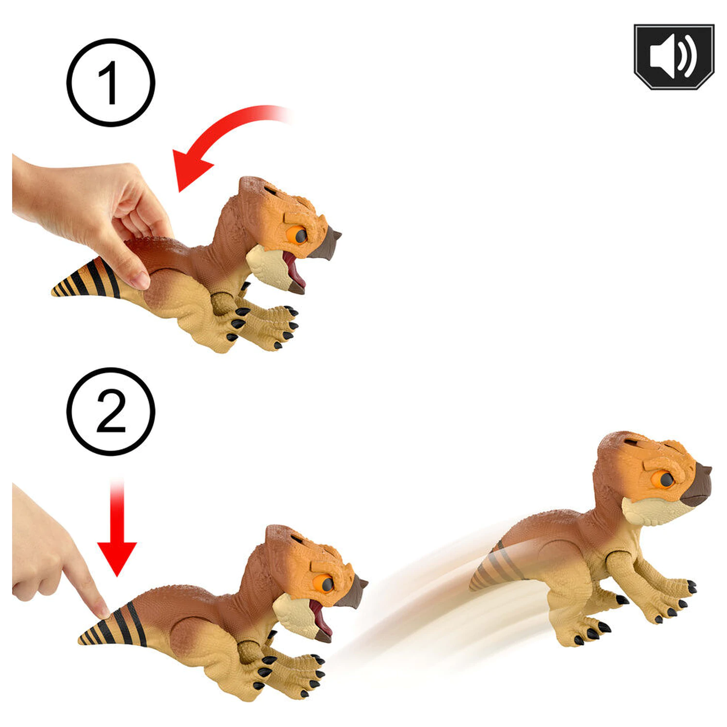 Jurassic World Aquilops interaktív dinoszaurusz figura termékfotó