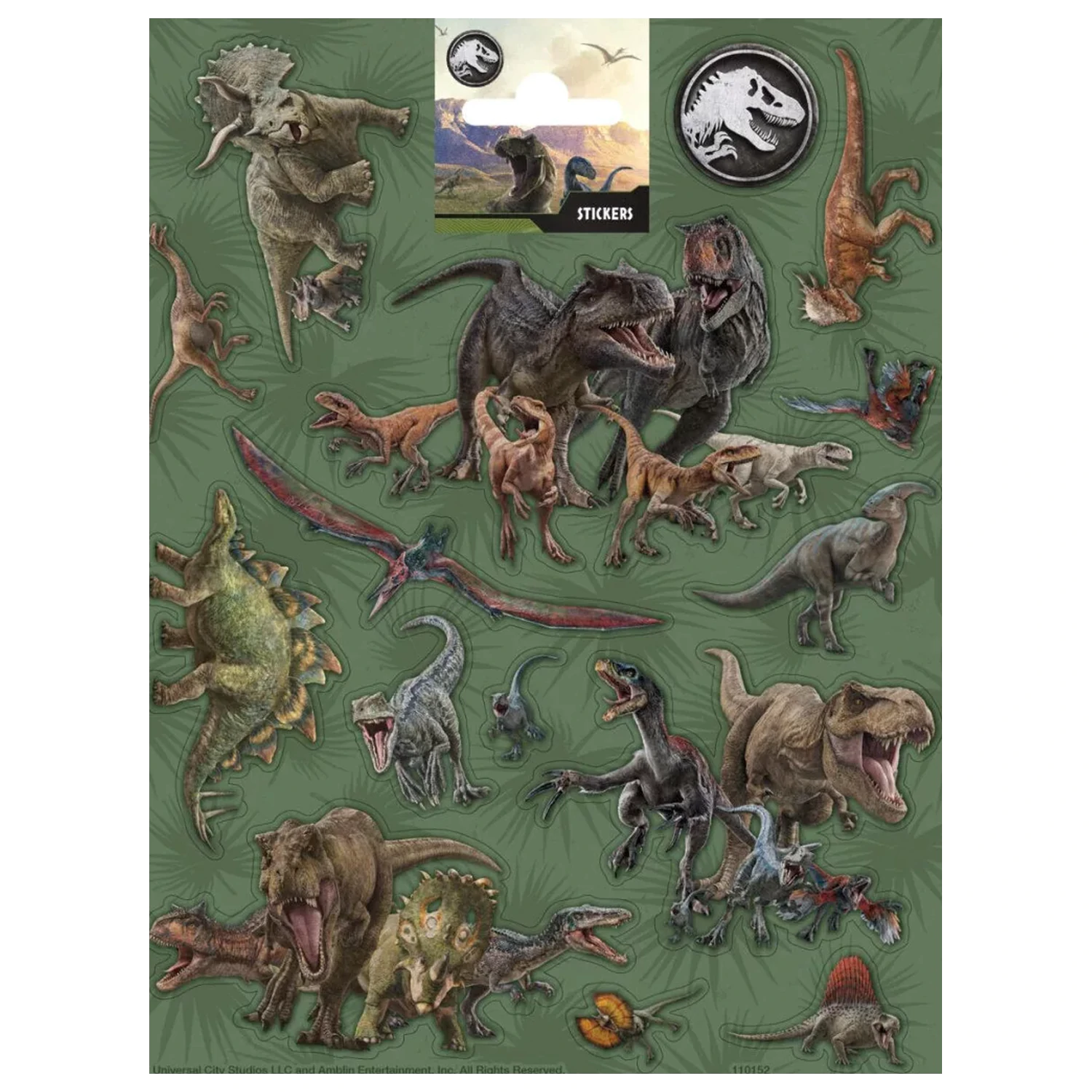 Jurassic World Attack matrica termékfotó