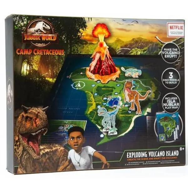 Jurassic World Camp Cretaceous Exploding Volcano island termékfotó