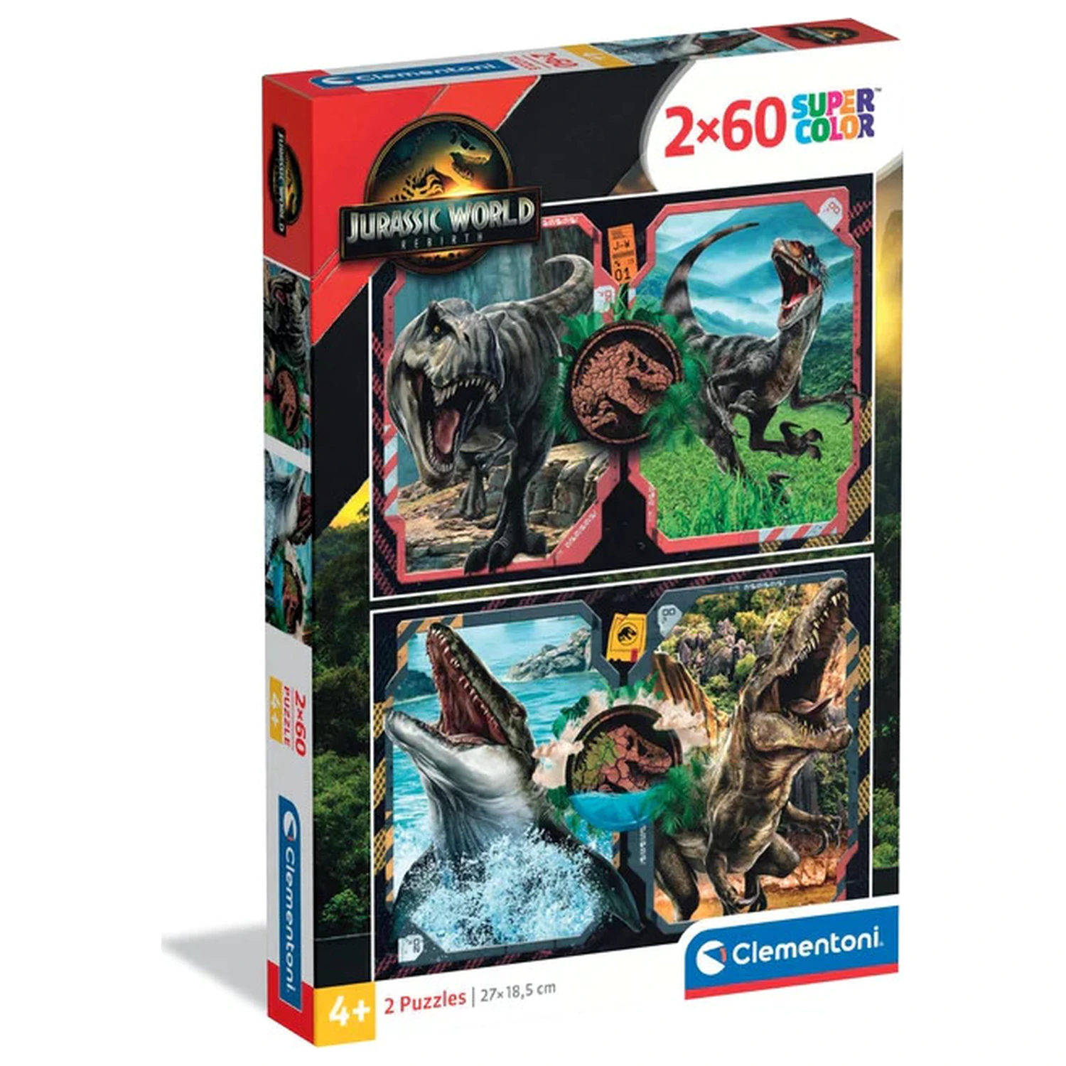 Jurassic World Danger Zone 2x60 db-os puzzle  termékfotó