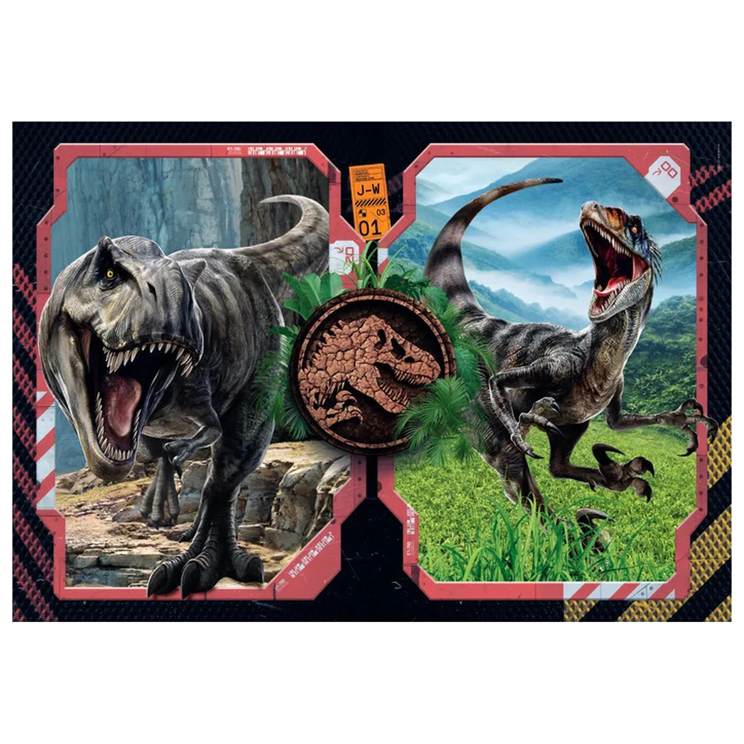 Jurassic World Danger Zone 2x60 db-os puzzle  termékfotó