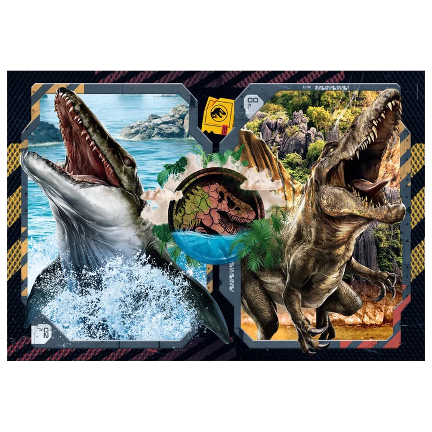 Jurassic World Danger Zone 2x60 db-os puzzle  termékfotó