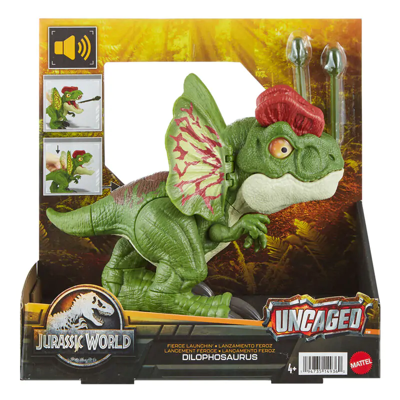 Jurassic World Dilophosaurus figura 20cm termékfotó