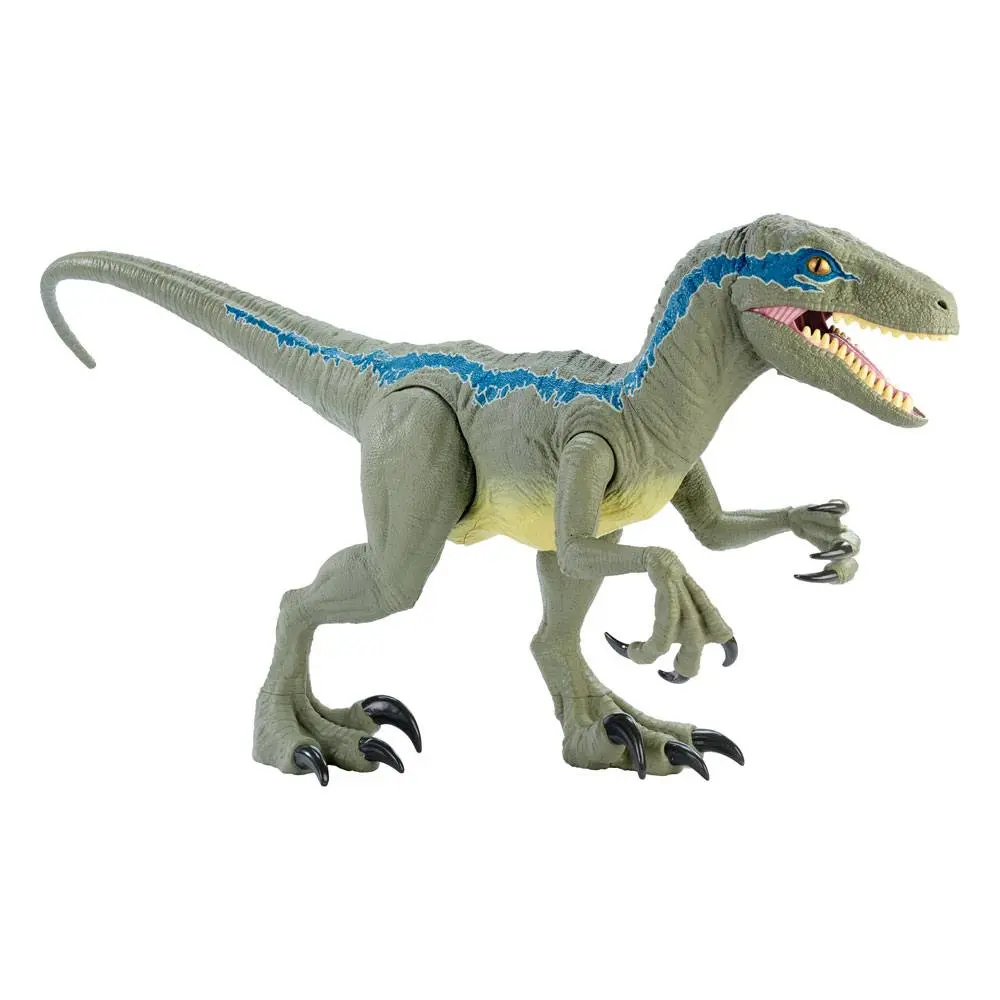 Jurassic World Dino Rivals Super Colossal Velociraptor Blue akciófigura 45 cm termékfotó