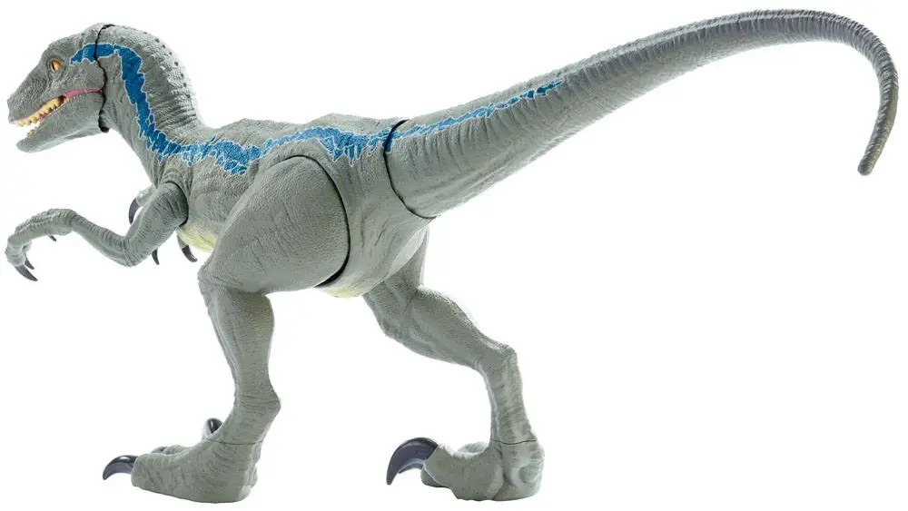 Jurassic World Dino Rivals Super Colossal Velociraptor Blue akciófigura 45 cm termékfotó