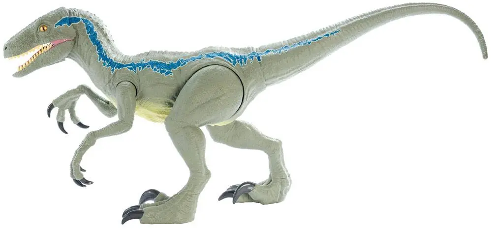 Jurassic World Dino Rivals Super Colossal Velociraptor Blue akciófigura 45 cm termékfotó