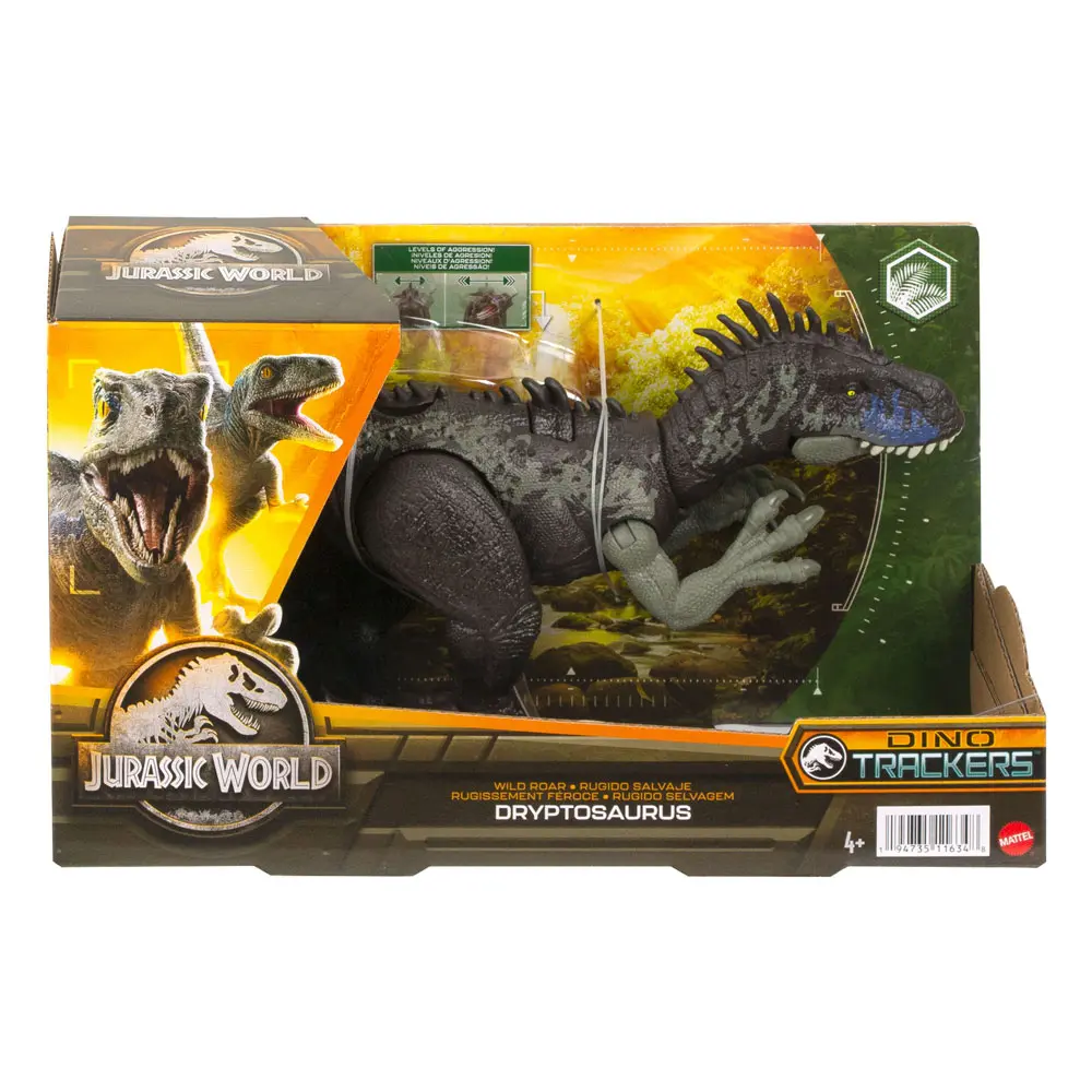 Jurassic World Dino Trackers Wild Roar Dryptosaurus akciófigura termékfotó