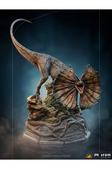 Jurassic World Dominion Art Scale 1/10 Dilophosaurus szobor figura 13 cm termékfotó