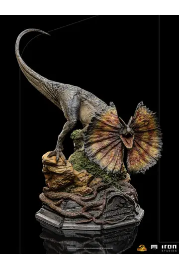 Jurassic World Dominion Art Scale 1/10 Dilophosaurus szobor figura 13 cm termékfotó