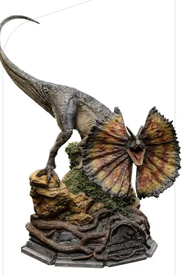 Jurassic World Dominion Art Scale 1/10 Dilophosaurus szobor figura 13 cm termékfotó