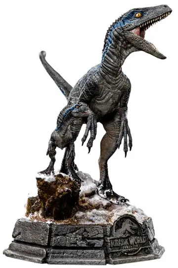 Jurassic World Dominion Deluxe Art Scale 1/10 Blue and Beta szobor figura 20 cm termékfotó