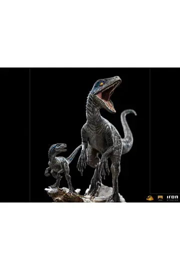 Jurassic World Dominion Deluxe Art Scale 1/10 Blue and Beta szobor figura 20 cm termékfotó