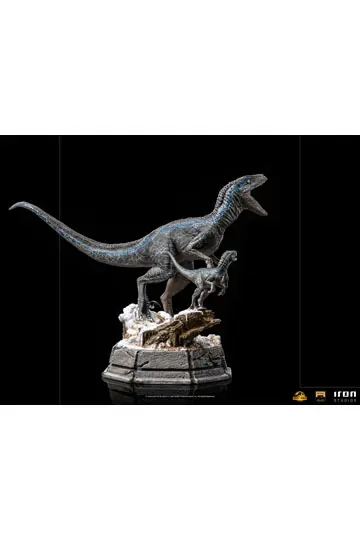Jurassic World Dominion Deluxe Art Scale 1/10 Blue and Beta szobor figura 20 cm termékfotó