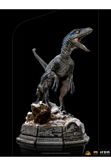 Jurassic World Dominion Deluxe Art Scale 1/10 Blue and Beta szobor figura 20 cm termékfotó