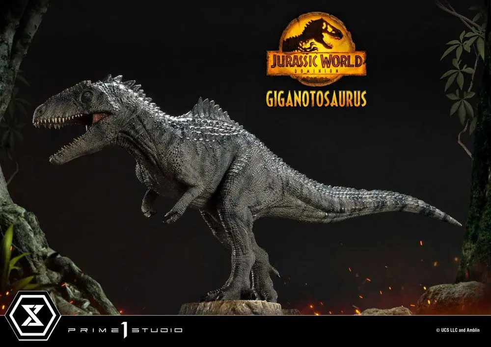 Jurassic World Dominion Prime Collectibles 1/38 Giganotosaurus Toy Version szobor figura 22 cm termékfotó