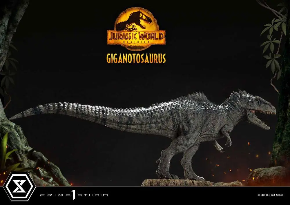 Jurassic World Dominion Prime Collectibles 1/38 Giganotosaurus Toy Version szobor figura 22 cm termékfotó