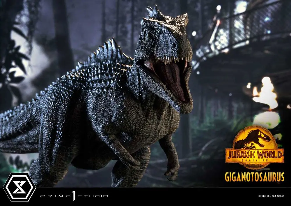 Jurassic World Dominion Prime Collectibles 1/38 Giganotosaurus Toy Version szobor figura 22 cm termékfotó