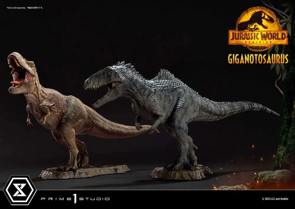 Jurassic World Dominion Prime Collectibles 1/38 Giganotosaurus Toy Version szobor figura 22 cm termékfotó