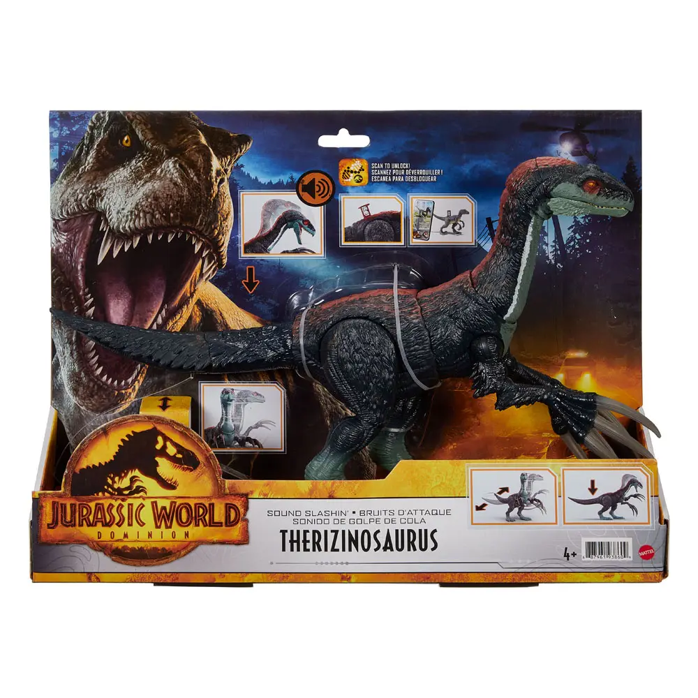 Jurassic World: Dominion Sound Slashin' Therizinosaurus akciófigura termékfotó