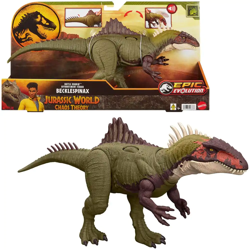 Jurassic World Epic Evolution Battle Roarin Becklespinax akciófigura 43 cm termékfotó