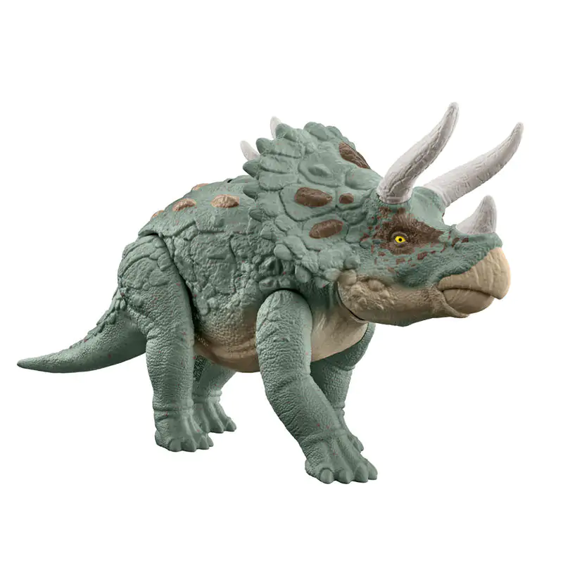 Jurassic World Epic Evolution Gigantic Trackers Triceratops figura 17cm termékfotó