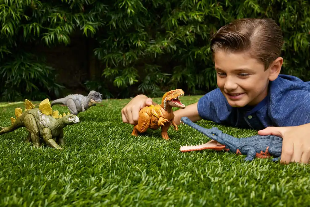 Jurassic World Epic Evolution Wild Roar Gryposuchus akciófigura termékfotó