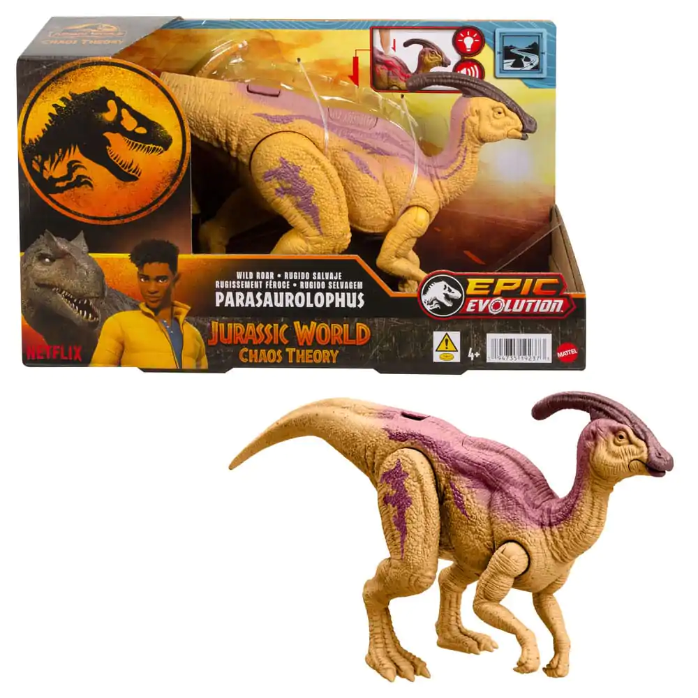 Jurassic World Epic Evolution Wild Roar Parasaurolophus akciófigura termékfotó