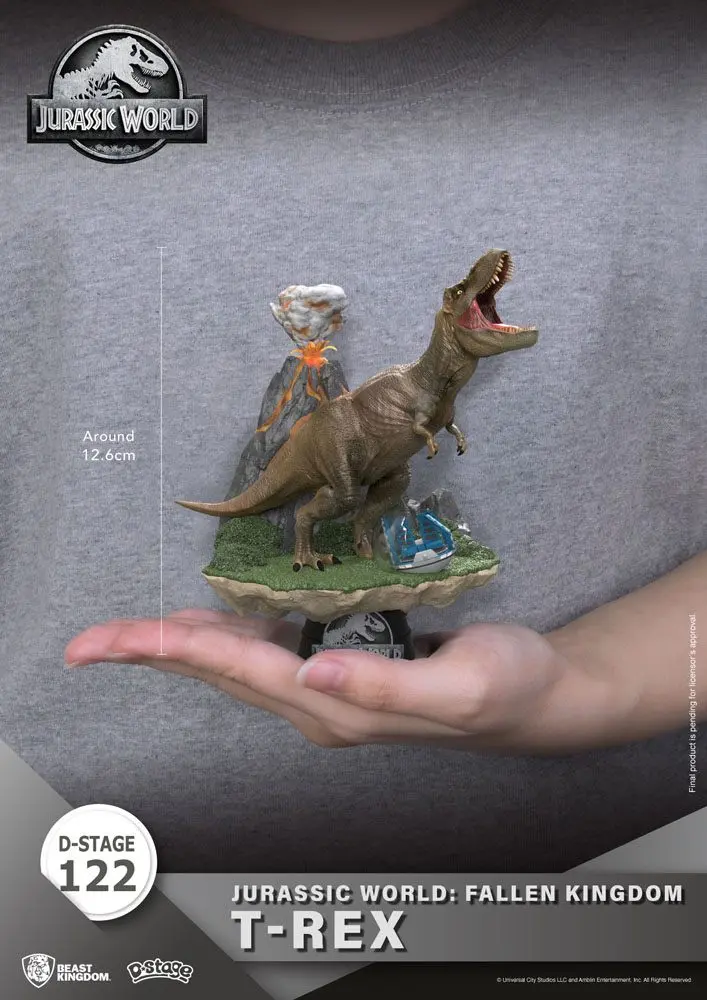 Jurassic World: Fallen Kingdom D-Stage T-Rex PVC Diorama 13 cm termékfotó