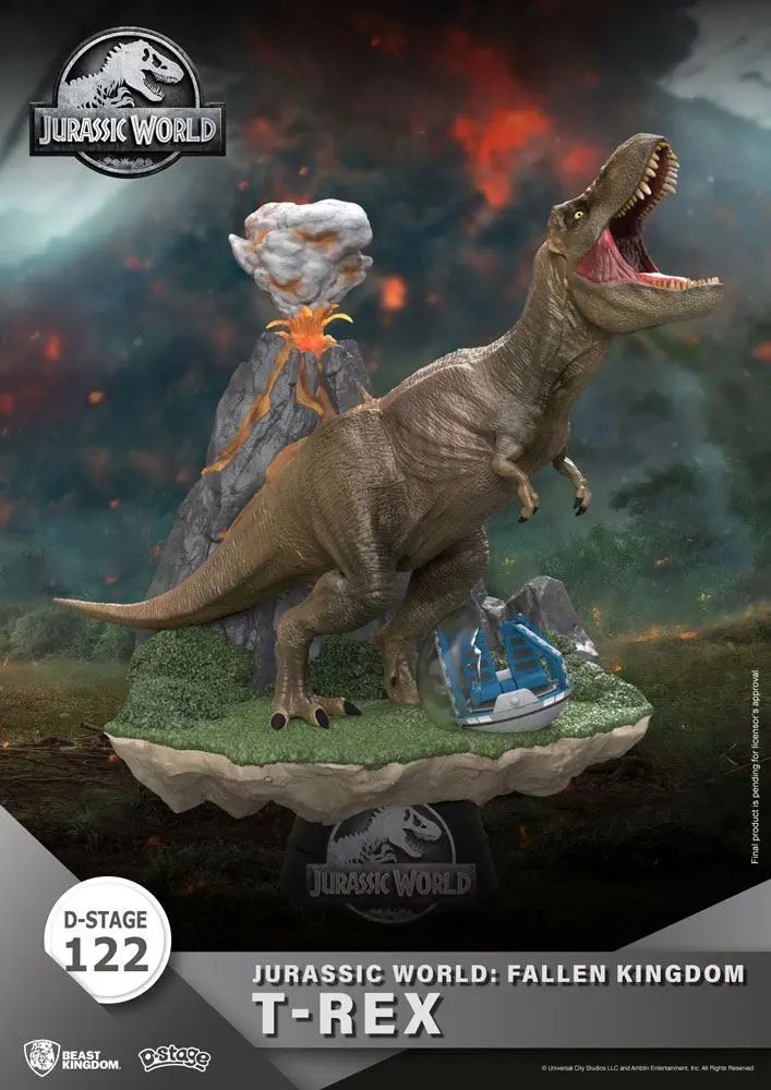 Jurassic World: Fallen Kingdom D-Stage T-Rex PVC Diorama 13 cm termékfotó