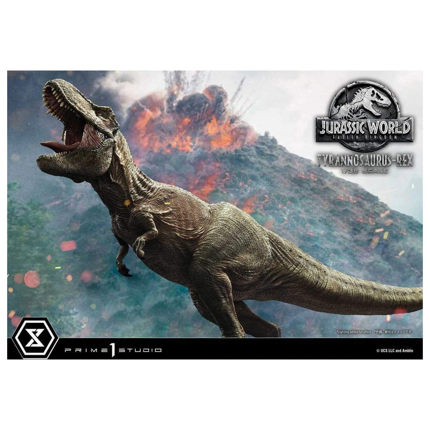 Jurassic World: Fallen Kingdom (Film) Prime Collectible Figures szobor figura 1/38 Tyrannosaurus Rex 23 cm termékfotó
