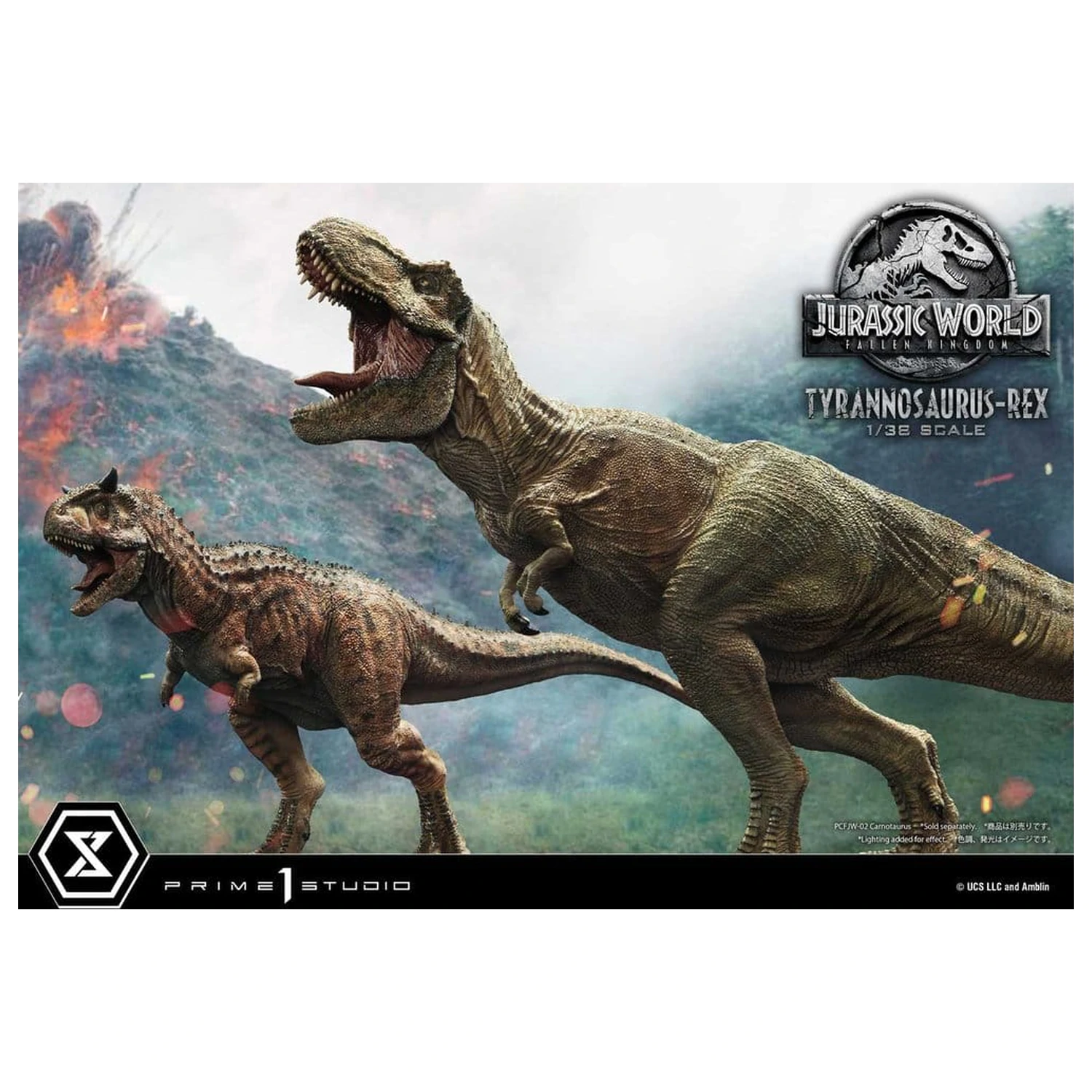 Jurassic World: Fallen Kingdom (Film) Prime Collectible Figures szobor figura 1/38 Tyrannosaurus Rex 23 cm termékfotó