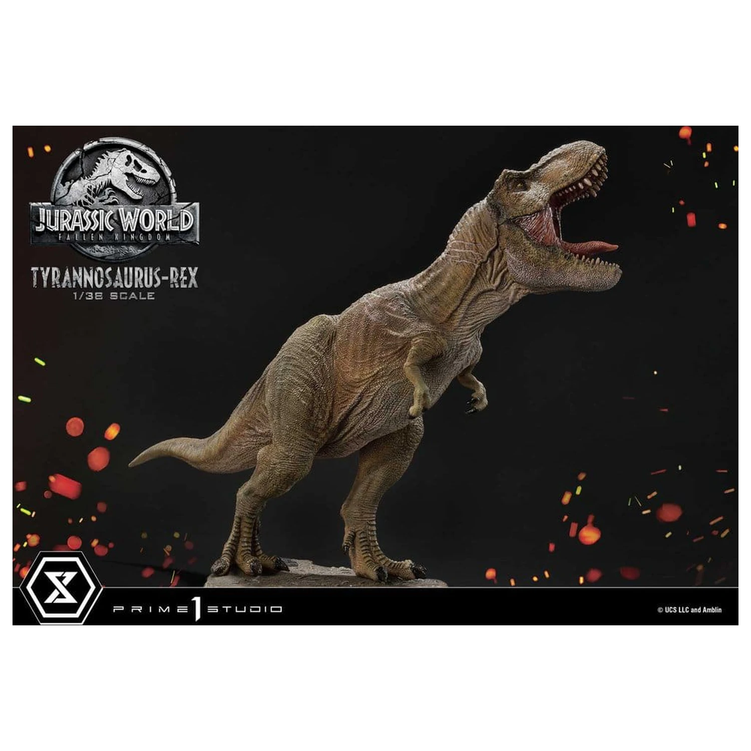 Jurassic World: Fallen Kingdom (Film) Prime Collectible Figures szobor figura 1/38 Tyrannosaurus Rex 23 cm termékfotó