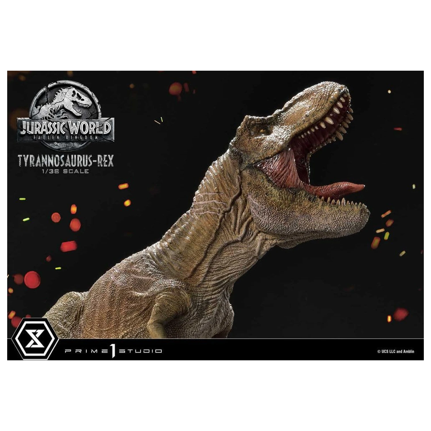 Jurassic World: Fallen Kingdom (Film) Prime Collectible Figures szobor figura 1/38 Tyrannosaurus Rex 23 cm termékfotó