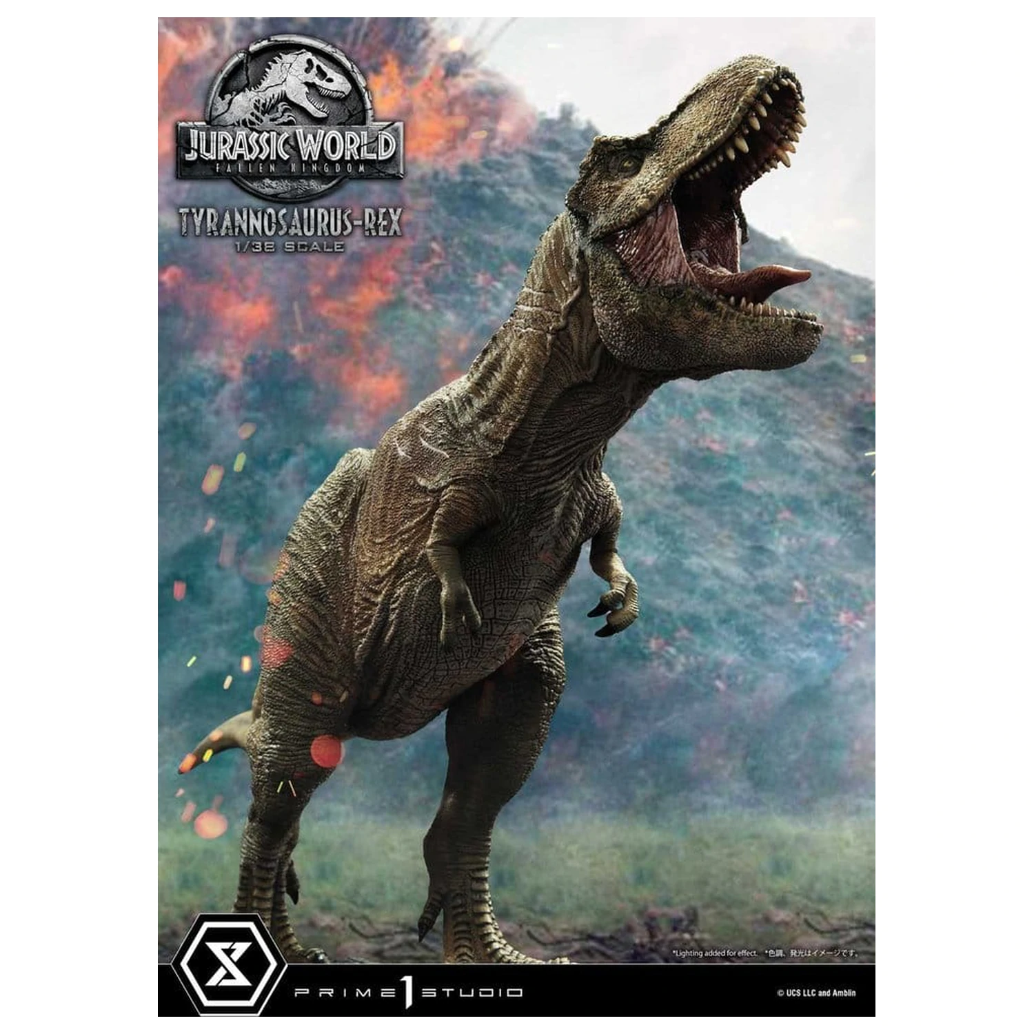 Jurassic World: Fallen Kingdom (Film) Prime Collectible Figures szobor figura 1/38 Tyrannosaurus Rex 23 cm termékfotó