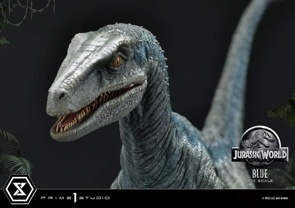 Jurassic World: Fallen Kingdom Prime Collectibles 1/10 Blue (Open Mouth Version) szobor figura 17 cm termékfotó