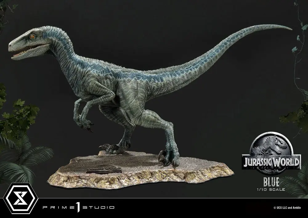 Jurassic World: Fallen Kingdom Prime Collectibles 1/10 Blue (Open Mouth Version) szobor figura 17 cm termékfotó