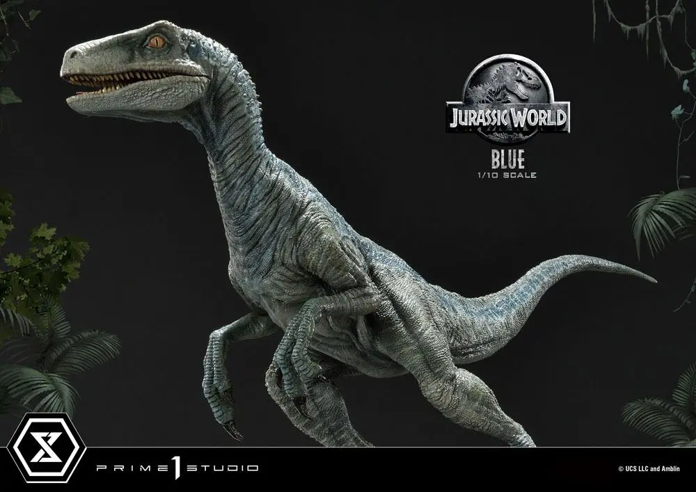 Jurassic World: Fallen Kingdom Prime Collectibles 1/10 Blue (Open Mouth Version) szobor figura 17 cm termékfotó