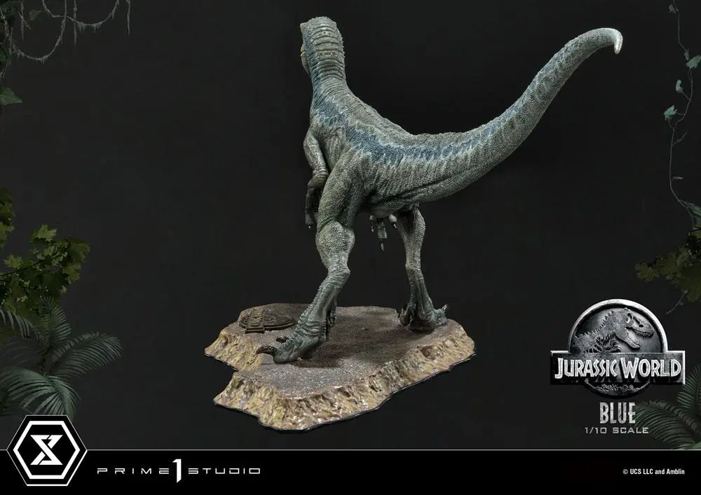 Jurassic World: Fallen Kingdom Prime Collectibles 1/10 Blue (Open Mouth Version) szobor figura 17 cm termékfotó