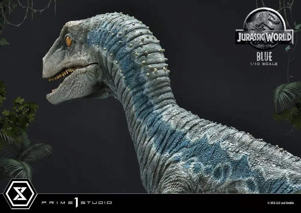 Jurassic World: Fallen Kingdom Prime Collectibles 1/10 Blue (Open Mouth Version) szobor figura 17 cm termékfotó