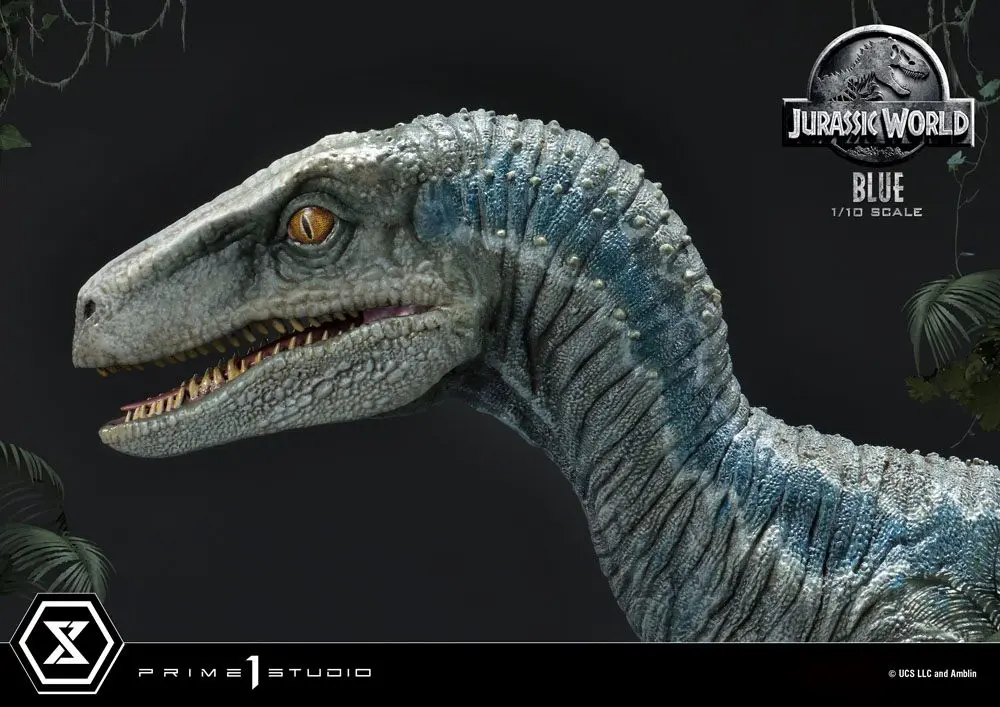 Jurassic World: Fallen Kingdom Prime Collectibles 1/10 Blue (Open Mouth Version) szobor figura 17 cm termékfotó