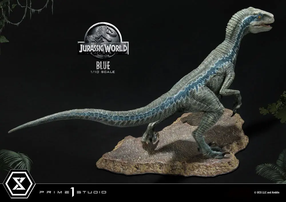 Jurassic World: Fallen Kingdom Prime Collectibles 1/10 Blue (Open Mouth Version) szobor figura 17 cm termékfotó